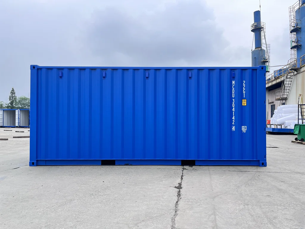 20-Fuß-Seecontainer in Blau, gebraucht – Bild 5