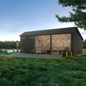 15 m² Gartenstudio-Modul zur freien Aufstellung