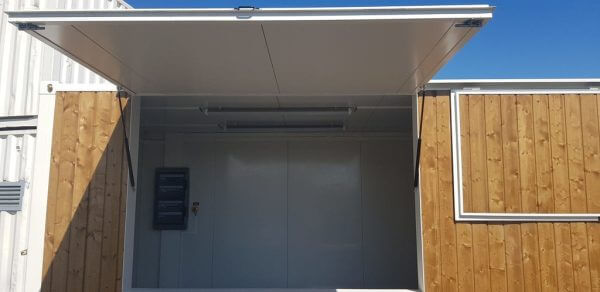 40-Fuß-Holzbarcontainer, neuwertig – Bild 4