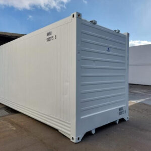 12 m² Bürocontainer, isoliert mit eigener Toilette