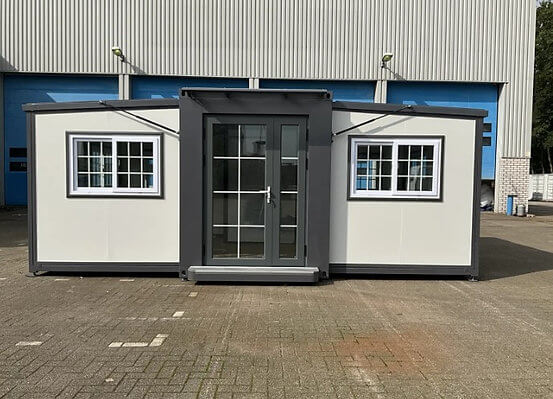 Mobile Wohneinheit „Grönland“, 25 m² in Blau