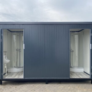 40-Fuß-Doppel-Badkabine, sofort einsatzbereit