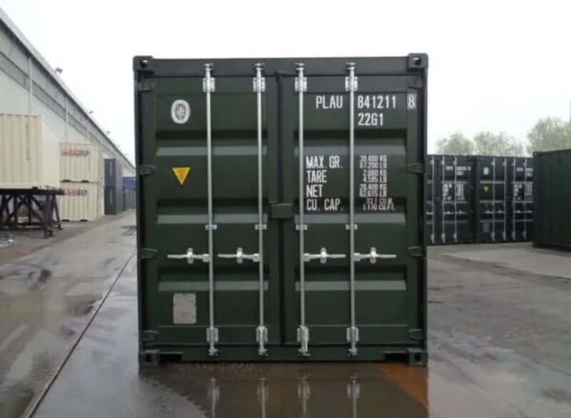 20-Fuß-Lagercontainer, Container-Nr. PLAU841211
