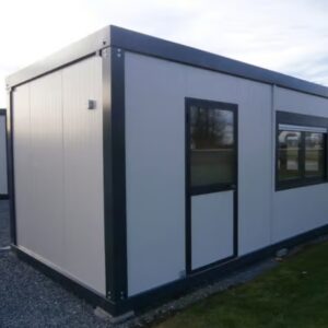 18 m² Bürocontainer, komplett ausgebaut
