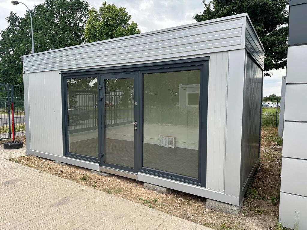 Bürocontainer 6,00 × 2,90 m mit Polystyrol-Dämmung