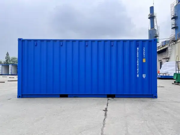 20-Fuß-Seecontainer in Blau, gebraucht – Bild 2