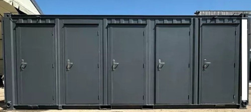 40-Fuß-Sanitärcontainer PMR, barrierearm ausgeführt