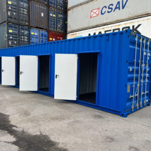 40-Fuß-Sanitärcontainer für Baustelle und Event